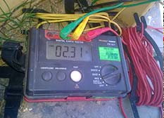 Mantenimiento de pozos a tierra