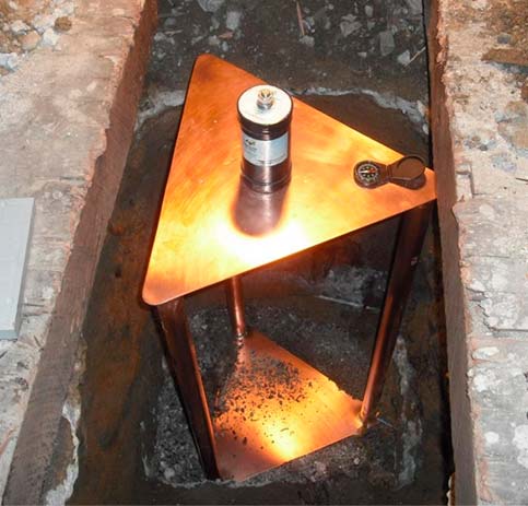 Puestas a tierra con electrodos magneto activos